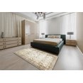 thumbnail image 4 of Ahgly Company Indoor Rectangle Contemporary Camel Brown Abstract Area Rugs, 6' x 9', 4 of 6