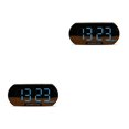 thumbnail image 3 of Bewildely Reloj despertador digital Espejo LED portátil con pantalla de temperatura Escritorio Type1 NO1, 3 of 6