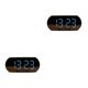 thumbnail image 3 of Naiovety Despertador LED Espejo Relojes Electrónico Snooze Hora Fecha USB multifunción con pantalla de temperatura Lámpara de moda Type1 NO1, 3 of 6