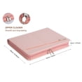thumbnail image 3 of AZXCG Portfolio, Vegan Leather Business Padfolio with A4 Notebook Holder, Tablet Case for Surface Pro 7/6/5th Gen/4/3 , Gift for Women, Pink, 3 of 5