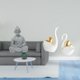 thumbnail image 2 of Escultura De Mono Buda, Figura Coleccionable En Miniatura, Estatua De Sun Wukong Para Hotel, Patio, Jardín, Cisne, Adorno De Mesa, Artesanía, Decoración De Pareja, Decoración De Mesa,, 2 of 8