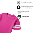 thumbnail image 2 of Sublene Youth Blank Football Jersey for Kids,Boys & Girls Mesh Jersey with Sublimated Sleeve Stripes, 2 of 4