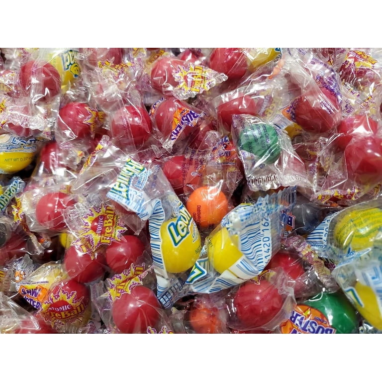 Lemonheads Atomic Fireballs Jawbreakers - 2 lbs of Individually