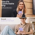 thumbnail image 2 of TEMOGU-Compatible with iPhone XR Case, Upgraded Liquid Silicone with [Flat Edges] [Camera Protection] [Soft Anti-Scratch Microfiber Lining] Phone Case for iPhone 10 XR 6.1 inch - Light Purple, 2 of 4