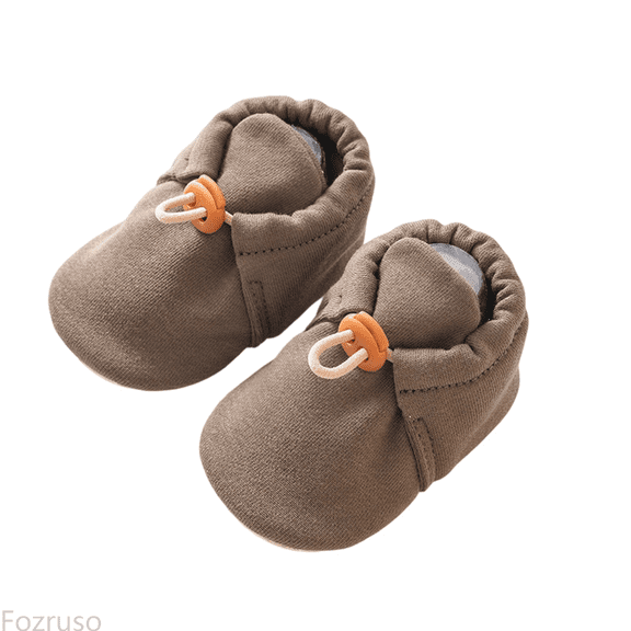 Fozruso Soft Sole Baby First Non Slip Booties For Toddlers With Adjustable Straps And Cute Cartoon Designs For Early Walking Stages,Warm Winter House Slippers Sizes 10 Little Kid(0-2 Years)