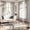 Light Grey, variant on 4pcs Burlap Linen Blackout Curtains For Living Room/Bedroom, Back Tab Faux Linen Textured 100% Blackout Drapes, Thermal Insulated Privacy Protection Farmhouse Window Curtains