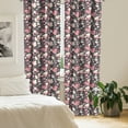 thumbnail image 2 of Ambesonne Japanese Curtains, Night Garden Sakura, Pair of 28"x63", Multicolor, 2 of 5