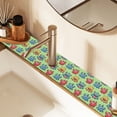 thumbnail image 2 of Yayeee Faucet Mat for Kitchen Sink 30" Diatomite Long Splash Guard Pad, Cute Monsters Pattern, 2 Pack, 2 of 7