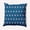 Autumn Blue, variant on Simply Daisy 16" x 16" Ikat Tears Indoor/Outdoor Polyester Throw Pillow, Autumn Blue
