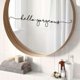 thumbnail image 1 of 1pc, Mirror Decal, Love Yourself And Love Life Inspirational Quotes Wall Sticker, Bathroom Decor Shower Door Decal, Window Sticker, Bedroom Bathroom Background Wall Decor, Home Decor, 1 of 5