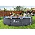 thumbnail image 3 of Lark Rustproof 12' ft. x 30" inch Fiberglass Frame Backyard Above Ground Swimming Pool with 530-Gallon Filtration Pump, 3 of 12