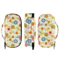 thumbnail image 3 of Jiueut Hippie Flower Insulin Storage Bag Diabetic Care Organizers & Travel Kits Insulin Bags for Women Storage Bags with Zipper Insulin Pocket with Mesh Pocket, 3 of 7