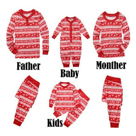 

Matching Family Pajamas Christmas Sleepwear Homewear Set Women Men Boys Girls and Infant Striped Pajamas Clothes