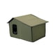 thumbnail image 4 of Casa para gatos de exterior, resistente a la intemperie, acogedora, para las cuatro estaciones, desmontable y cálida. Verde, 4 of 9