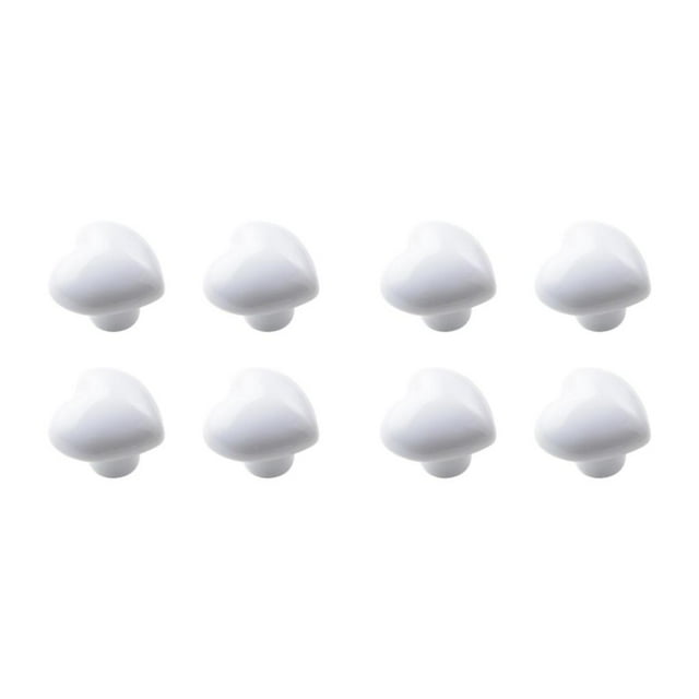 Guardoinrt 4pcs Unleash Creativity With These Unique Cabinet Knobs Sleek Appearance white 2Set