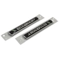 thumbnail image 4 of Ford Racing Black/Silver EcoBoost Emblem 3-1/2in x 9/16in - Set of 2, 4 of 4