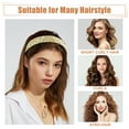thumbnail image 4 of Unique Bargains 3pcs Fashion Headbands Set, Different Designs Headbands Pleated Headbands for Women Party Wedding, 4 of 6