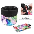 thumbnail image 4 of PhooArto Travel Cosmetic Bags Barrel Makeup Bag, Multifunctional Toiletry Bucket Bags Round Organizer Storage Pocket, Parrots Bird Watercolor Pattern, 4 of 6