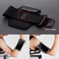 thumbnail image 3 of Bolsa de brazo para correr con pantalla táctil, adecuada para iPhone 14 y 13 Plus, bolsa de brazo para teléfono móvil con voltaje, 3 of 5