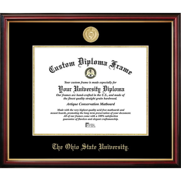 Ohio State Petite Diploma Frame