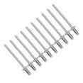 thumbnail image 1 of Dash Rosette Rivets, 8PCS Rose Rivets Aluminum Rustproof Cars Rose Shaped Rivets for AMC VIN DOOR TAG All Vehicles, 1 of 7