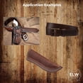 thumbnail image 4 of ELW Brown Tooling Leather Straps 1/2" to 4" Wide, 68-72 Inches Long 9/10 oz Heavy Weight 1", 4 of 5