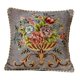 thumbnail image 5 of Funda de almohada decorativa de 48x48cm, funda de almohada cuadrada con estampado Floral lavable a máquina, multifuncional para el hogar y la Oficina Gris, 5 of 8
