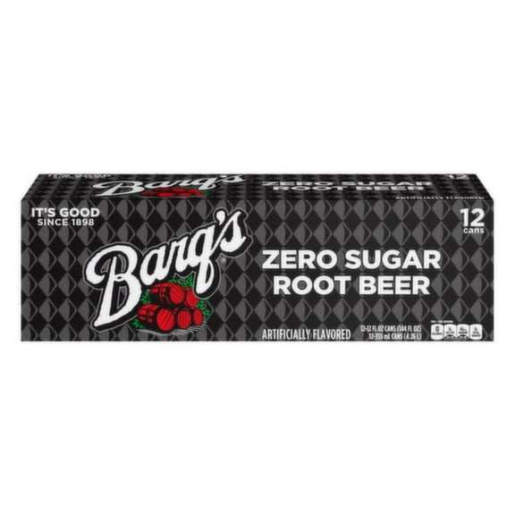 Barq's Zero Sugar Root Beer 12 Ounce Cans Bundle Pack by WTYCB (12)