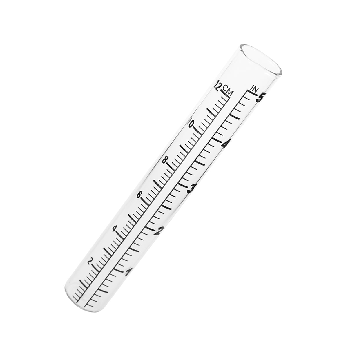 OUNONA Rain Gauge Tube Test Glassguage Replacement Outdoor Gauge Garden Scale Holder Home