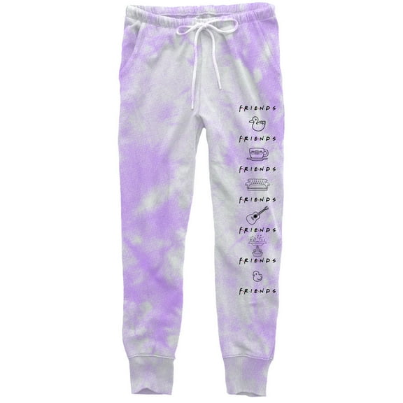 Friends - Icon Logos Juniors Tie Dye Joggers