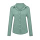 thumbnail image 5 of Camiseta de Manga Larga de la Mujer, Camiseta de Poliéster Suave para Primavera Verano, 5 of 6