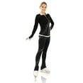 thumbnail image 2 of Kami-So Figure Skating Pants - Crystal Spiral Silver, 2 of 4