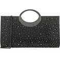thumbnail image 2 of Rhinestone Clutch Handbag with Crystal Handle for Wedding Party Elegant Clutch Purse for Women, 2 of 8