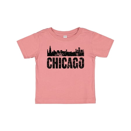 

Inktastic Chicago Skyline Grunge Gift Baby Boy or Baby Girl T-Shirt
