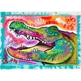 thumbnail image 3 of Dean Russo Collection 18x14 Black Modern Framed Museum Art Print Titled - Alligator 3, 3 of 5