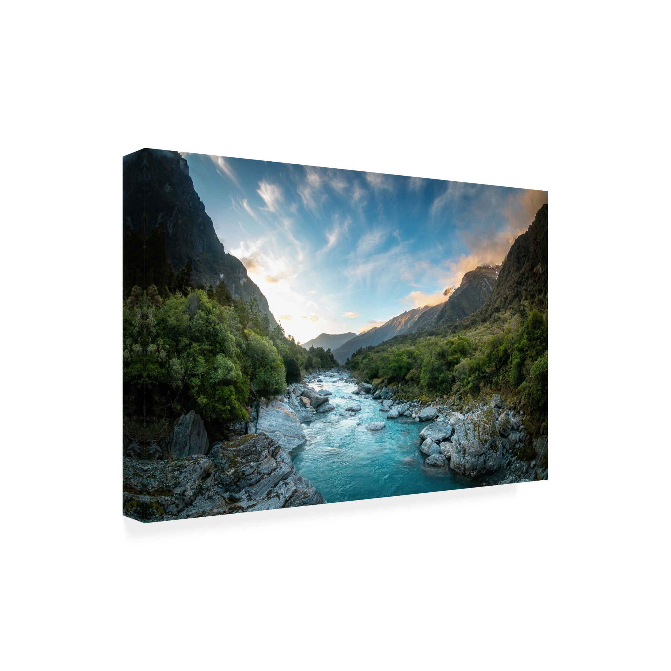 Trademark Fine Art Christoph Schaarschmidt copland river Canvas Wall Art