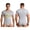 Gray, variant on Mens Pajamas Bodysuit Cute Dinosaur Print Short Sleeve Leotard Buttoned Crotch Diaper Rompers Gray M