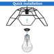 thumbnail image 2 of 4pcs Lamp Shade Rings E27 E26 Light Socket Fixing Rings Lamp Shade Holder Rings Replacement Lamp Parts, 2 of 2