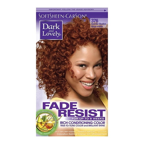 Dark And Lovely Red Hot Rhythm On Black Hair Softsheen Carson Dark And Lovely Red Hot Rhythm Hair Color #376- 1 Ea