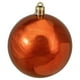 Northlight Seasonal 31752272 Incassable Brillant Brûlé Ornements Boule de Noël Orange – image 3 sur 3