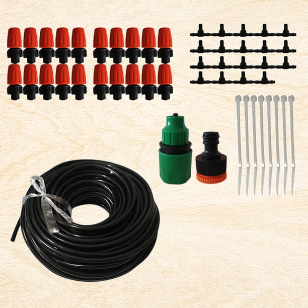 Kit De Pulverización Atomizadora Rociador de atomización Kit de riego por nebulización automático para jardín (15M US) Tmvgtek Para estrenar