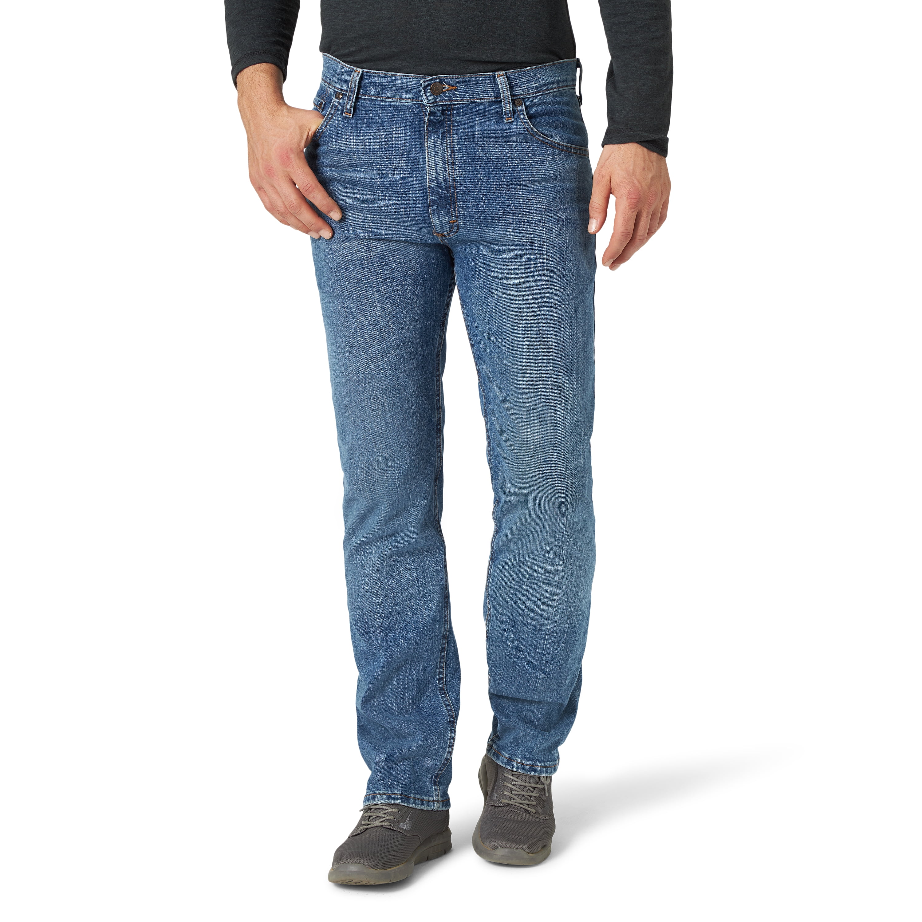 wrangler flex straight fit jeans