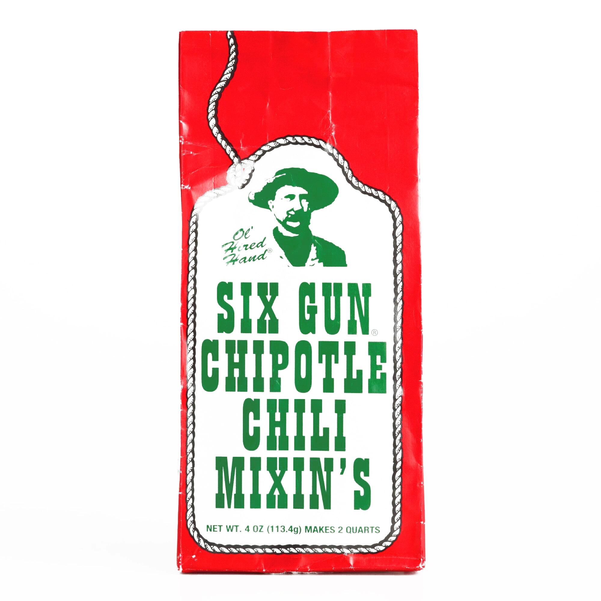 Six Gun Chipotle Chili Mixin's 4 oz each (5 Items Per Order, not per case)