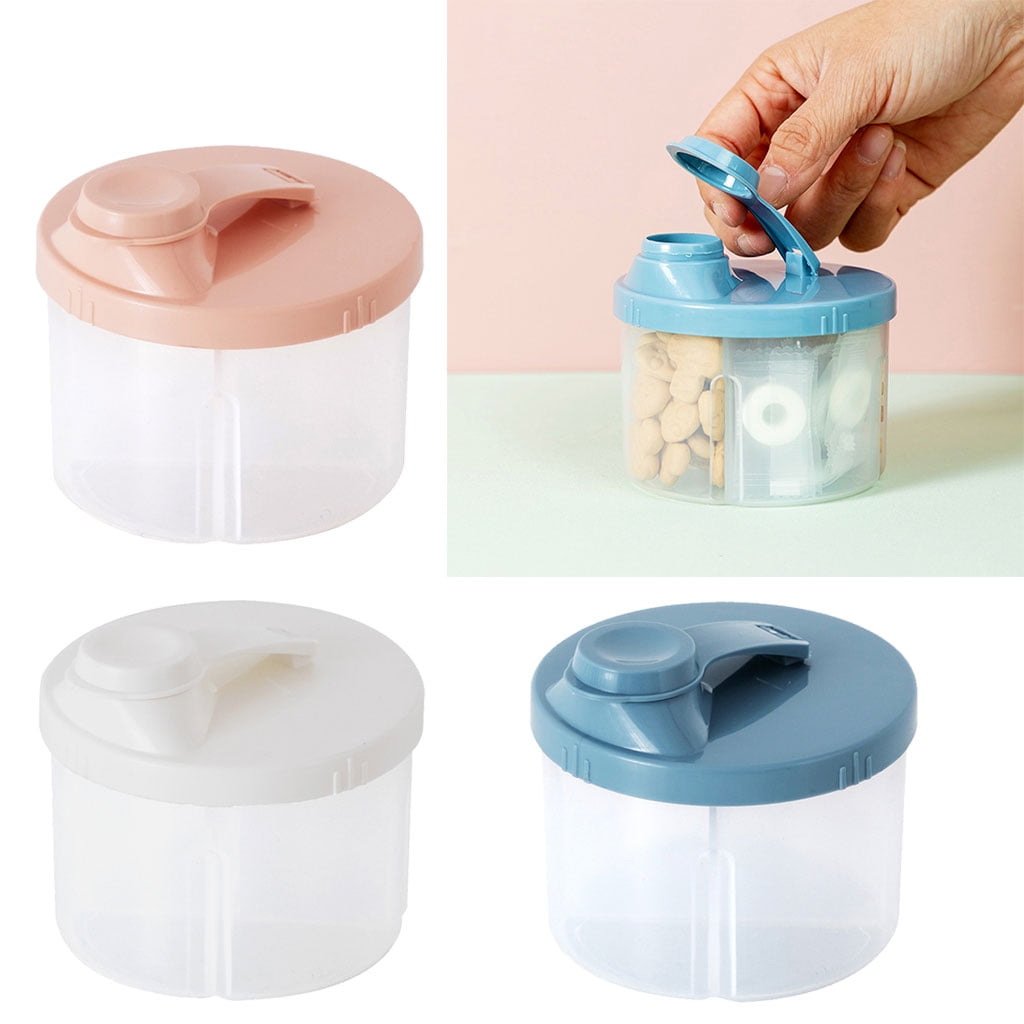 JUNTEX Portable Reusable Baby Food Storage Box Snacks Cups