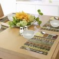 thumbnail image 4 of Ambesonne Zambia Place Mats Set of 4, Vintage Mixed African, Standard Size, Multicolor, 4 of 6
