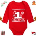thumbnail image 4 of MOMSTAG Infant Newborn My First Christmas Rompers, 4 of 5