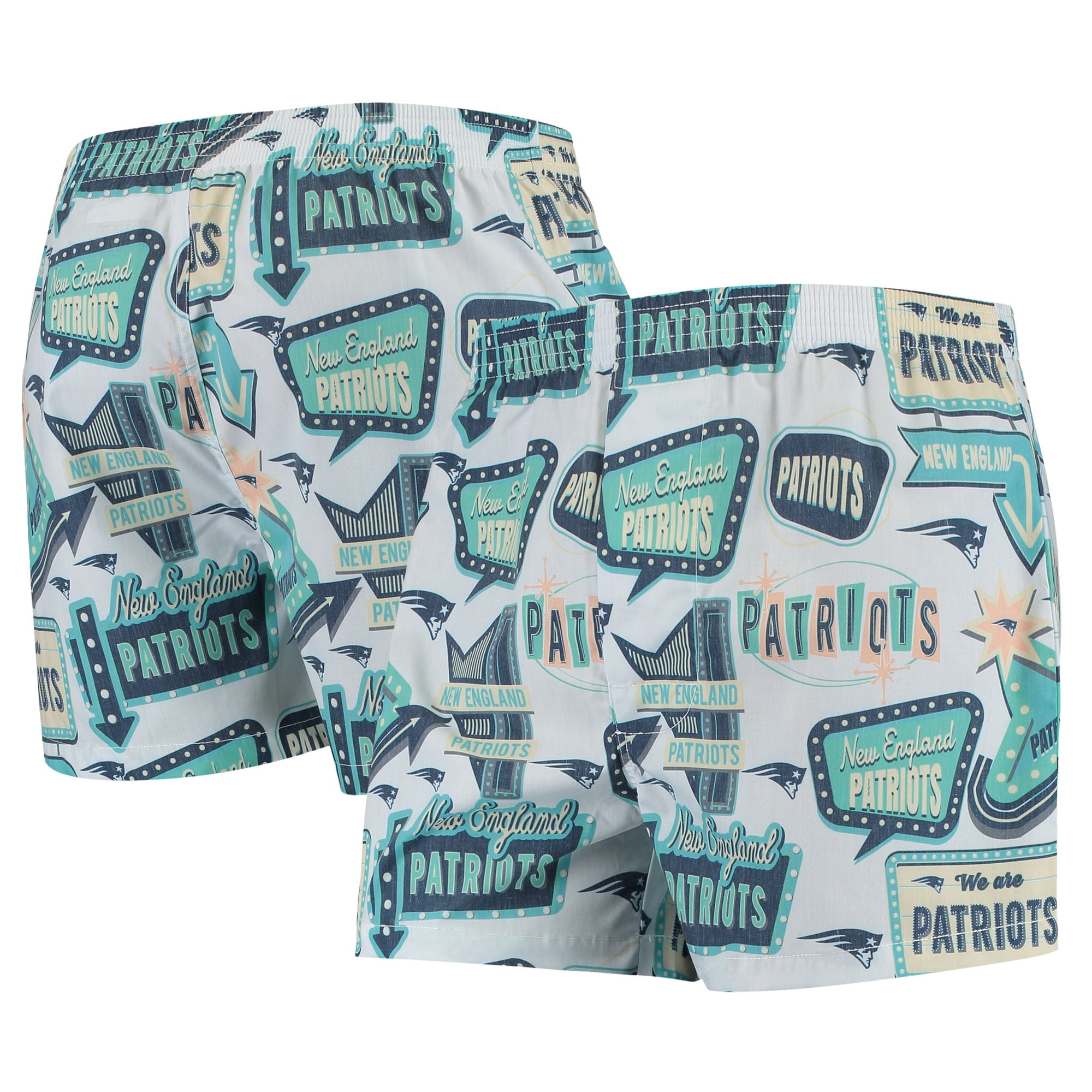 New England Patriots Concepts Sport Bonafide Boxers White Walmart Com Walmart Com