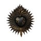 thumbnail image 5 of Escultura de pared del Sagrado Corazón de Harz, decoración de pared, arte decorativo de pared, trabajo Negro, 5 of 9