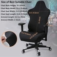 thumbnail image 6 of Office Chair Covers, Set of 4 Gaming Chair Cover, Stretchable Chair Cover with Armrest Covers / Chair Back Covers / Chair Seat Cover, Gamer Chair Cover of Computer Video Game Office, 6 of 8