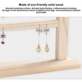 thumbnail image 4 of pitrice Wood Organizer 4-Layer Photograph Rack Solid Jewelry Display Earrings Holder Stand Shops Showcase Tabletop Storage, 4 of 6